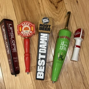 BIER ZAPFHAHN GRIFFE 5 STÜCK Victoria Upslope rote Haken Harpune beste verdammte Wurzel - Bild 1 von 5