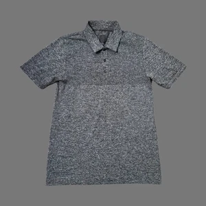 The North Face SS Engine Polo Gray Mens Small EUC CH5K - Picture 1 of 7