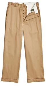 Pantalones militares Dickies 1922 vintage ajustados - enjuagados Cramerton bronceado - 36x34 $198 - Imagen 1 de 9