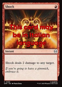 MTG 4x SHOCK EXC - SHOCK 88 - SPM - MAGIC - Picture 1 of 1