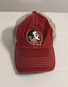 Florida State University FSU Mütze Cap Snapback Truckermütze Mesh Granat Jugend - Bild 1 von 10