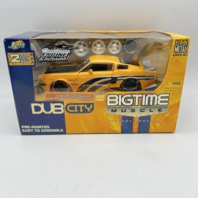 Jada Toys Big Time Muscle 1967 Ford Mustang Shelby GT-500 Kr Model Kit 1/24 - Image 1 of 4