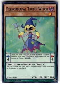 Performapal Trump Witch - FUEN-EN048 - Super Rare - 1st Edition - Near Mint - Picture 1 of 2