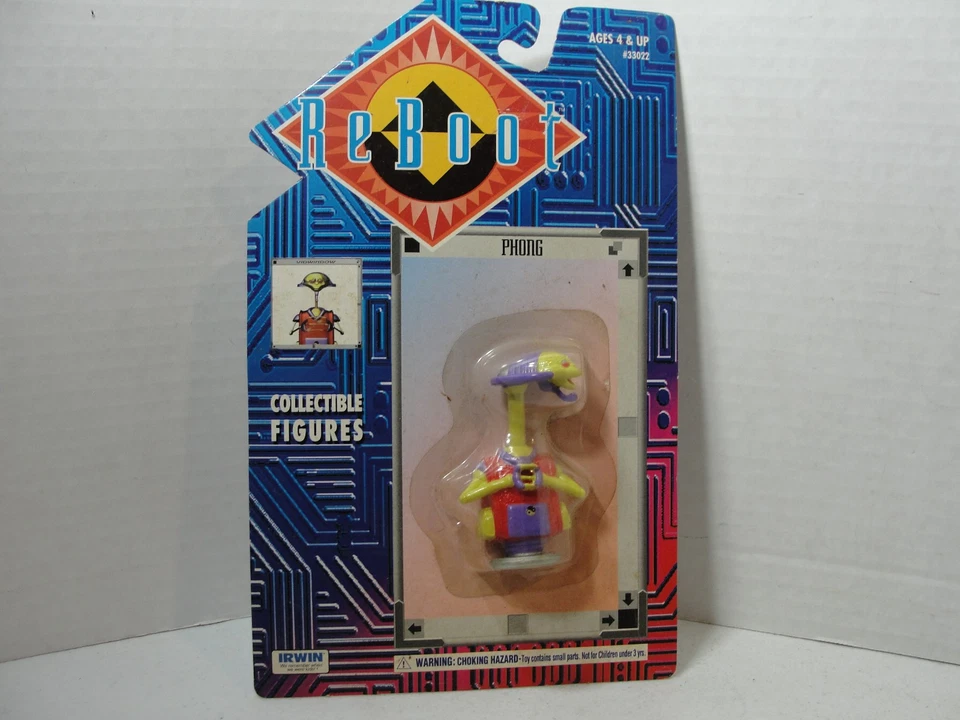 ВИНТАЖНЫЙ ReBoot Фонг Ирвин игрушки коллекционная фигурка новый в упаковке 1995 - Изображение 1 из 1
