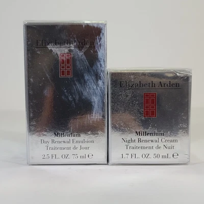 Elizabeth Arden Millenium Day Renewal Emulsion 2.5oz & Night Cream 1.7oz Set Duo - Image 1 of 4