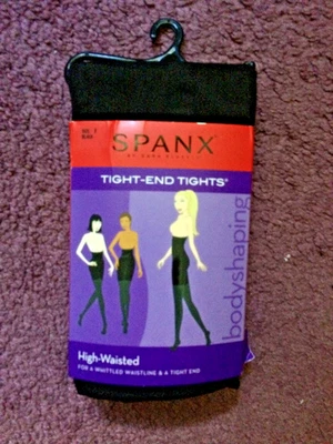 Medias modeladoras de cuerpo SPANX talla F negras cintura alta estilo 167 nuevas con etiquetas Foto 1 de 4