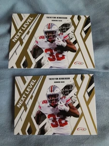 2024 sage low series football Gold Next Level Treveyon Henderson X2 - Picture 1 of 2