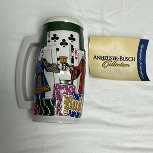2006 Anheuser Busch Budweiser Poker Playing Cards Stein CS676 - Picture 1 of 7