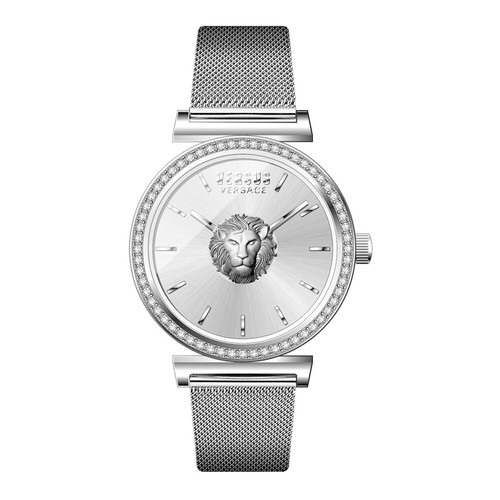 Versus Versace Brick Lane VSP646221 orologio donna acciaio argento bracciale milanese