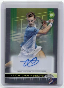 LUCA VAN ASSCHE 2024 Topps Chrome Tennis AUTO AUTOGRAPH ROOKIE RC #TCA-LVA - Picture 1 of 2