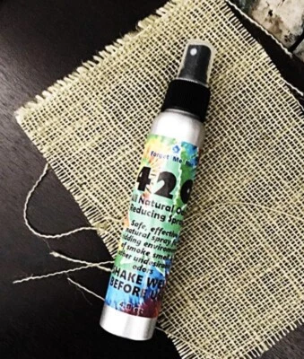 FMN NATURAL APOTHECARY 420 Smoke, Weed Odor Eliminator. Room Spray. Patchouli, Lemongrass, Eucalyptus