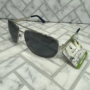 NUEVO CON ETIQUETAS Gafas de sol Panama Jack PJ 100 clásicas plateadas monturas de aviador 100 % UVA-UVB - Imagen 1 de 8