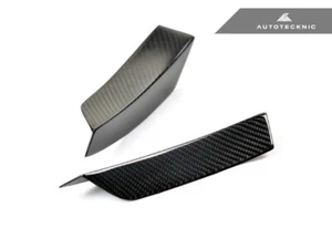 AUTOTECKNIC CARBON FIBER FRONT BUMPER DOWNFORCE CANARDS - BMW F87 M2 COMPTITION - Foto 1 di 2