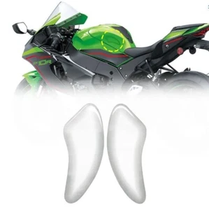 Universal Motorcycle Side Protectors Tank Adhesive 3D Transparent 4 Moto Guzzi - Picture 1 of 8