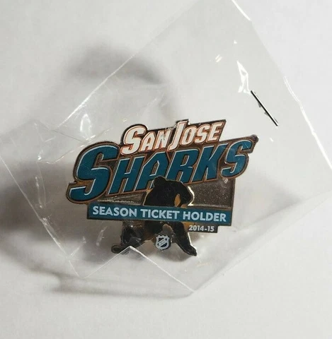 San Jose Sharks 2014 - 2015 Season Ticket Holders Pin NHL Hockey Lapel Pin (J475 Cover