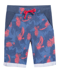 3Pommes Boys' Bermuda Shorts Blue/Multi Size 5-6 Years 116 cm New Free P&P UK
