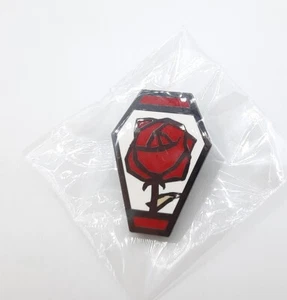 Disney Twisted Wonderland Riddle Rosehearts 1" metal esmalte pin insignia - Imagen 1 de 1