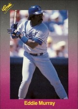 1989 Classic Travel Purple #160 Eddie Murray Los Angeles Dodgers HOF