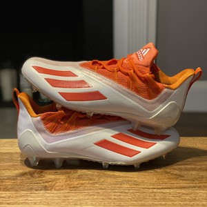adidas Orange Football Cleats for Men 