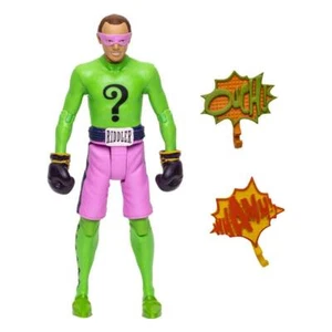 DC Retro Batman 66 El Acertijo en Guantes de Boxeo 15 cm McFarlane KBN - Imagen 1 de 5