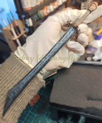 Espada personalizada World of Warcraft personalizada 1/12 Saint lâmina longa em estoque - Imagem 1 de 4