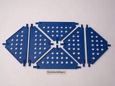 6 KNEX Blue Medium Triangle Panels 5-1/8" Wide Replacement K'nex Base Parts Lot