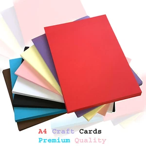 A4 Card Stock Multicoloured Card Making Pack for Arts and Craft Scrapbooking - Picture 1 of 12