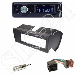 Caliber RMD021 Radio + Fiat Panda (141) 1-DIN Blende + Fach black + ISO-Adapter - Bild 1 von 1