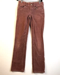 J Crew Corduroy Pants Women's Size 25R Favorite Fit Dusty Rose Casual Work FLAW - Picture 1 of 10