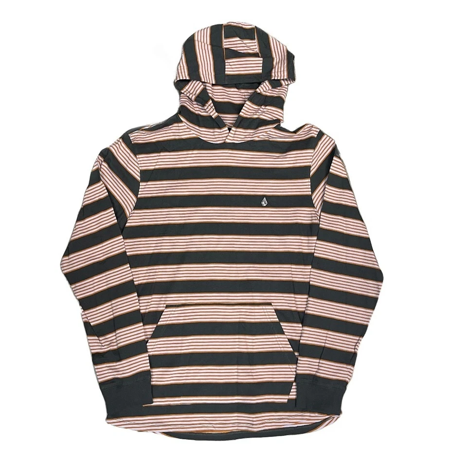 Brand New Mens Volcom Swingstone Hooded Long Sleeve Stealth Medium - Image 1 of 1