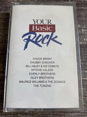 NEW Your basic rock cassette tape Chuck Berry, Ritchie Valens, Everly Brothers  - Image 1 of 2