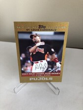 2007 Topps Gold Albert Pujols /2007 St. Louis Cardinals #UH289