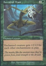 Ancestral Mask Mercadian Masques 1x - Moderately Played, English MTG Magic