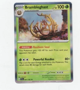 Temporal Forces Pokemon Card: Brambleghast 021/162, Holo - Picture 1 of 1