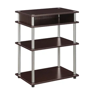 Convenience Concepts Designs2Go No Tools Printer Stand with Shelves - Picture 1 of 3