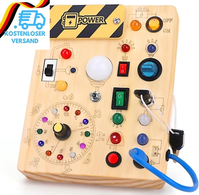 BESUCHE DEN KONIJIWA-STORE Konijiwa Montessori Spielzeug Ab 1 Jahr Busy Board Activity Board Spielzeug Ab 2