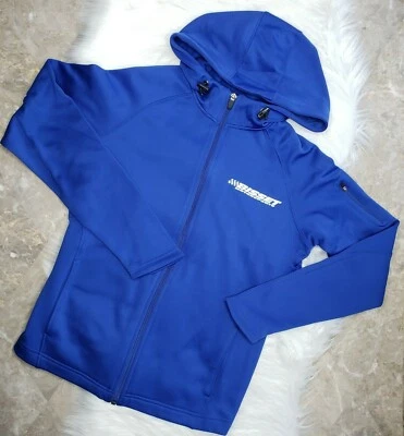 SPORT-TEK Bisset Motorsports Women's Hoodie Full Zip Up Jacket Size M Blue - Image 1 of 4
