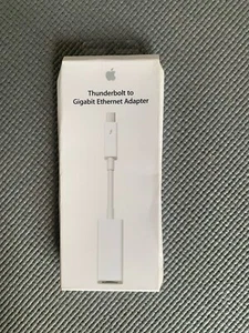 Apple Thunderbolt to Gigabit Ethernet Adapter A1433 For MacBook Original NEW - Afbeelding 1 van 8