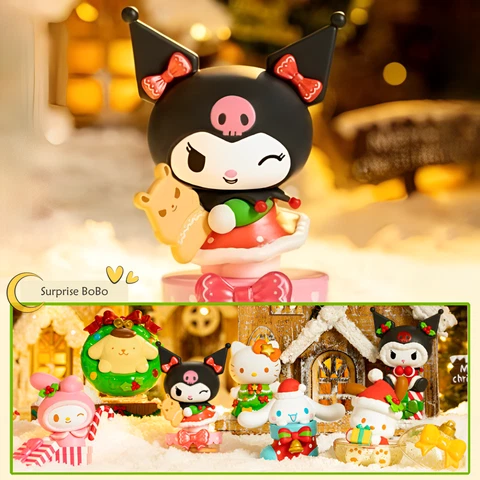 TOPTOY Sanrio Christmas Tree Gift Series Blind Box Confirmed Figure New Toy HOT Cover