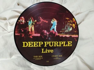 Deep Purple Picture Record Rare Vinyl Wall Art Without Cover - Picture 1 of 2