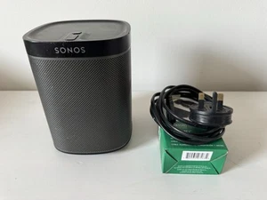 Sonos Play 1 Black Compact Wireless Smart Speaker Excellent used condition - Picture 1 of 8