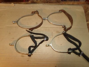2 Sets Vintage Kavallerie Militär Stil Sporen markiert Krone-alle & nie rostig - Bild 1 von 3