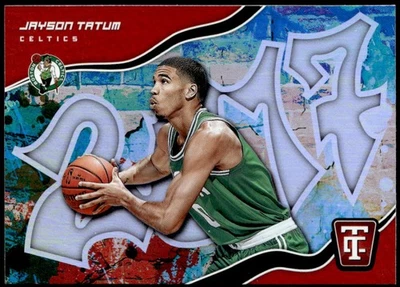 2017-18 Panini Totally Certified #3 Jayson Tatum 2017 Graffiti Rookie E1 - Image 1 of 2