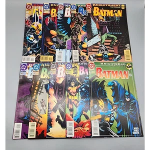 Batman DC Comics #501-510 KnightQuest KnightsEnd Lote 10 Cómics La Cruzada - Imagen 1 de 11