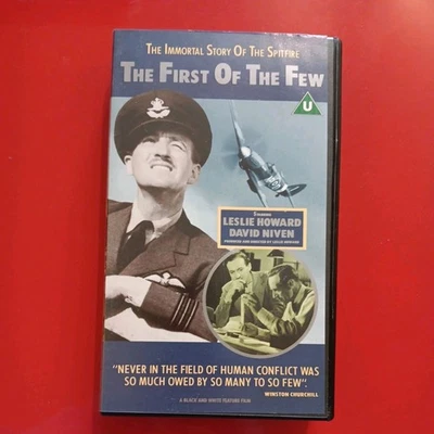 The First of the Few VHS Spitfire War Film Video TESTED  - Image 1 of 3