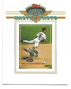 Carlos Baerga 1993 Stadium Club Master Photo Expired Redemption Card - Picture 1 of 2