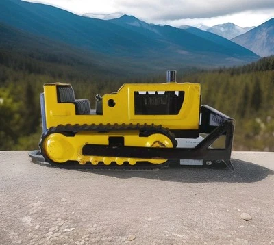 1950-е Винтажный Tonka Мини Желтый Бульдозер Землеройник Сделано в США Работает Perfct.Beautiful - Изображение 1 из 4