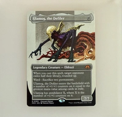 Magic the Gathering: Ulamog, the Defiler (Borderless) Modern Horizons 3 Reg NM - Image 1 of 3