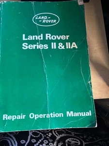 Land Rover Series 2 & 2A Repair Operation Manual Edition One - Picture 1 of 12