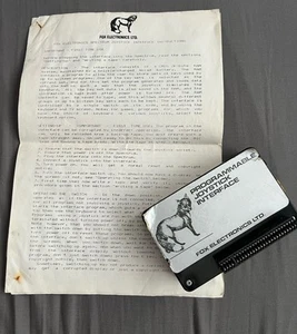ZX Spectrum programmable joystick interface by FOX ELECTRONICS LTD instructions - Photo 1/2